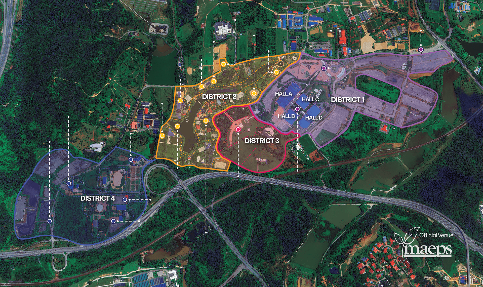 MAEPS official venue map for MAHA 2026